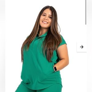 MIM scrub SET L Hunter Green